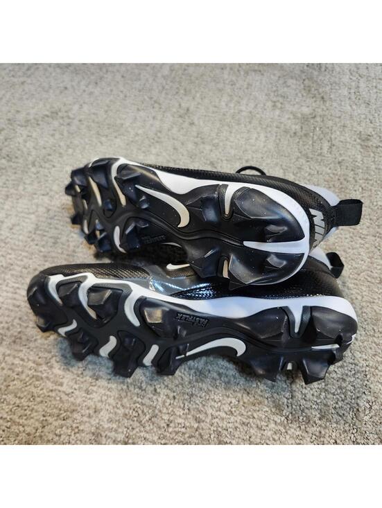 Nike Alpha Menace 4 Shark Football Cleats Men\'s Size 9 Black White Lace Up main image 4